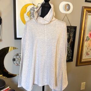 Athleta Cozy Cream Cowl Neck Women's Soft Flowing Top L